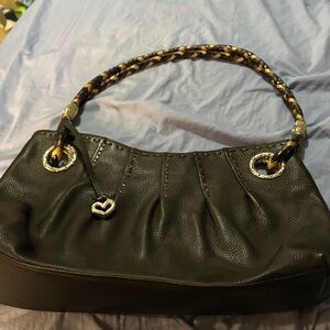Elegant Black Leather Women's Bag